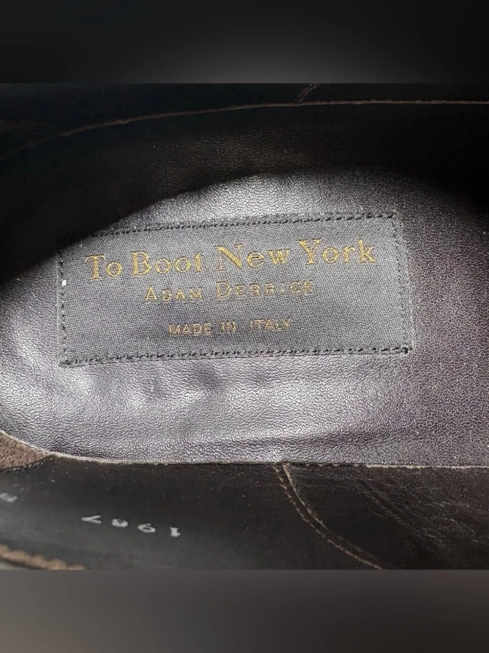To Boot New York Adam Derrick Brown Cap Toe Oxford Dress Italy Shoes Men’s 8.5